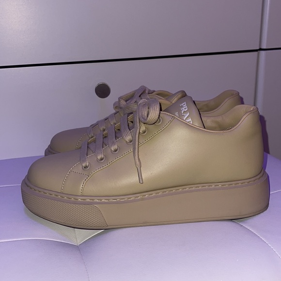 Prada leather sole sneakers - Picture 2 of 2